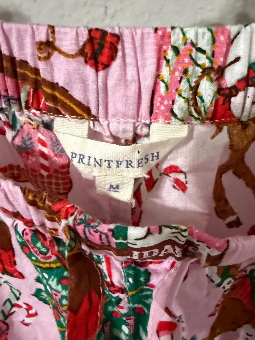 PRINTFRESH - COWBOY CHRISTMAS LONG PAJAMA SET MEDIUM - Picture 6 of 12